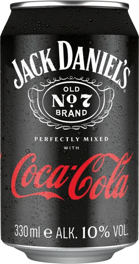 Dosen von Jack Daniel's Coca-Cola und Shatler's Long Island Iced Tea