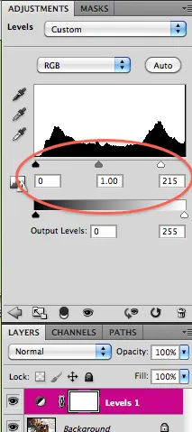 Ein Bild nach der Belichtungskorrektur, das mehr Details zeigt
