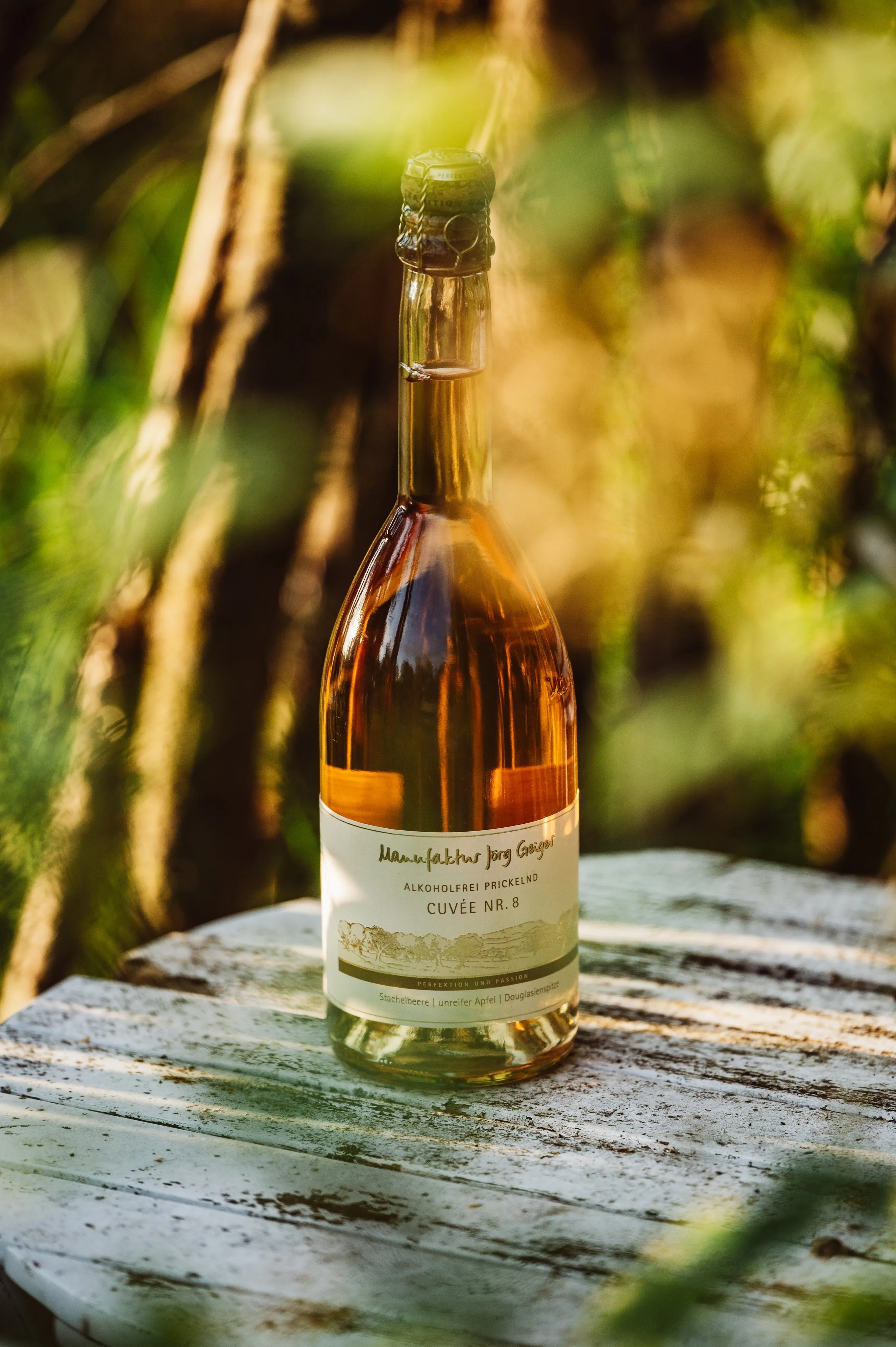 Ein elegantes Glas PriSecco in idyllischer Umgebung