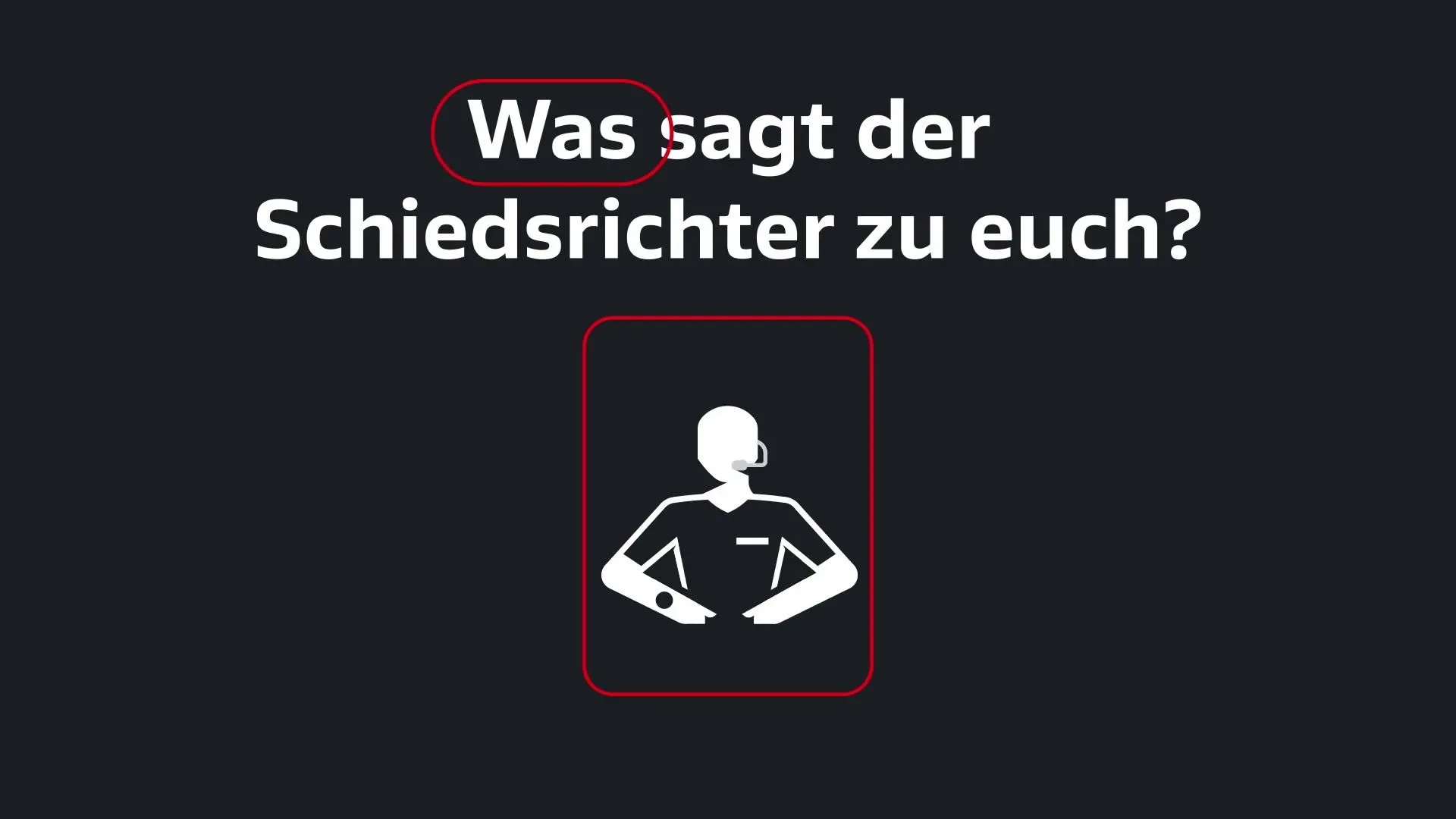 Ein Schiedsrichter trifft eine wichtige Entscheidung während eines Fußballspiels