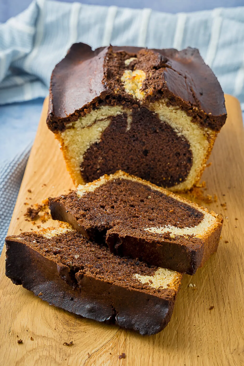 Ein super saftiger Marmorkuchen in Kastenform