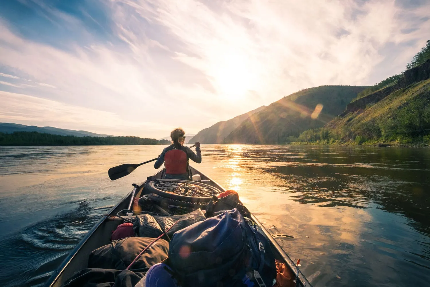 Ein verlockendes Bild, das zum Reisen und Entdecken anregt