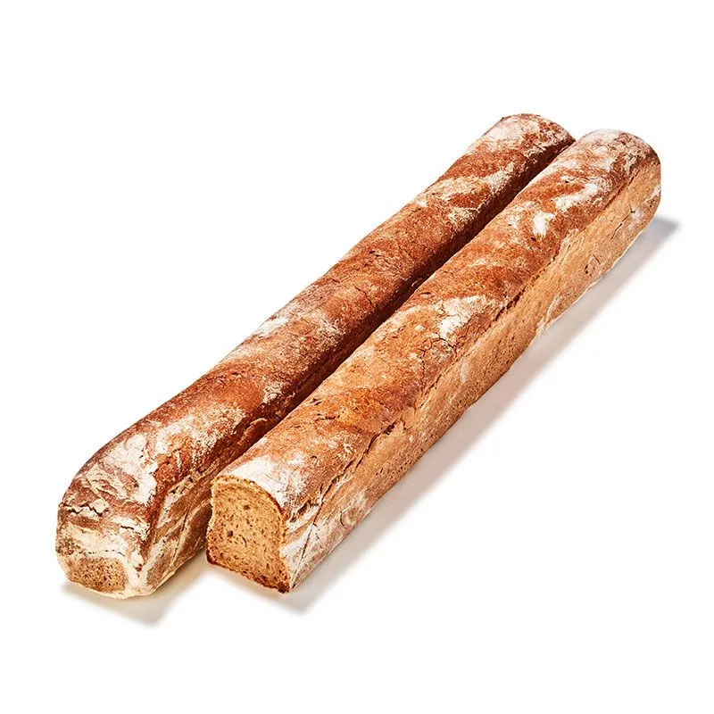 Eine Auswahl an frischem, rustikalem Brot, darunter Roggenmischbrot und Dinkelbrot