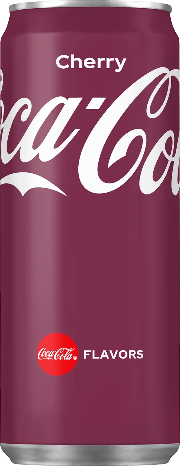 Eine Dose Coca-Cola Cherry, bekannt für ihren fruchtigen Geschmack