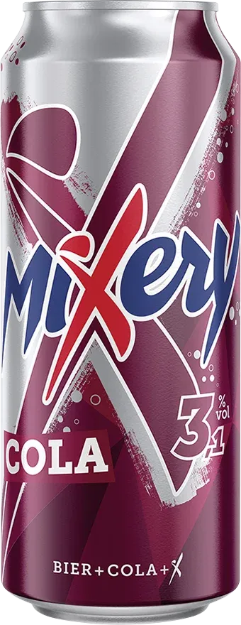 Eine einzelne Dose Mixery Bier/Cola (0,5 l)