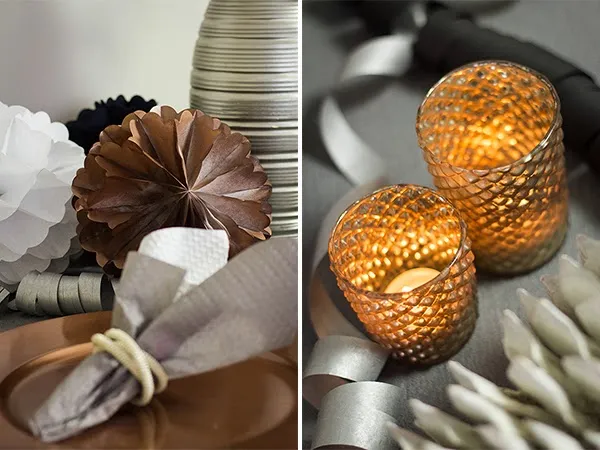 Eine Reihe von fertigen Tortenböden für die Neujahrstorte