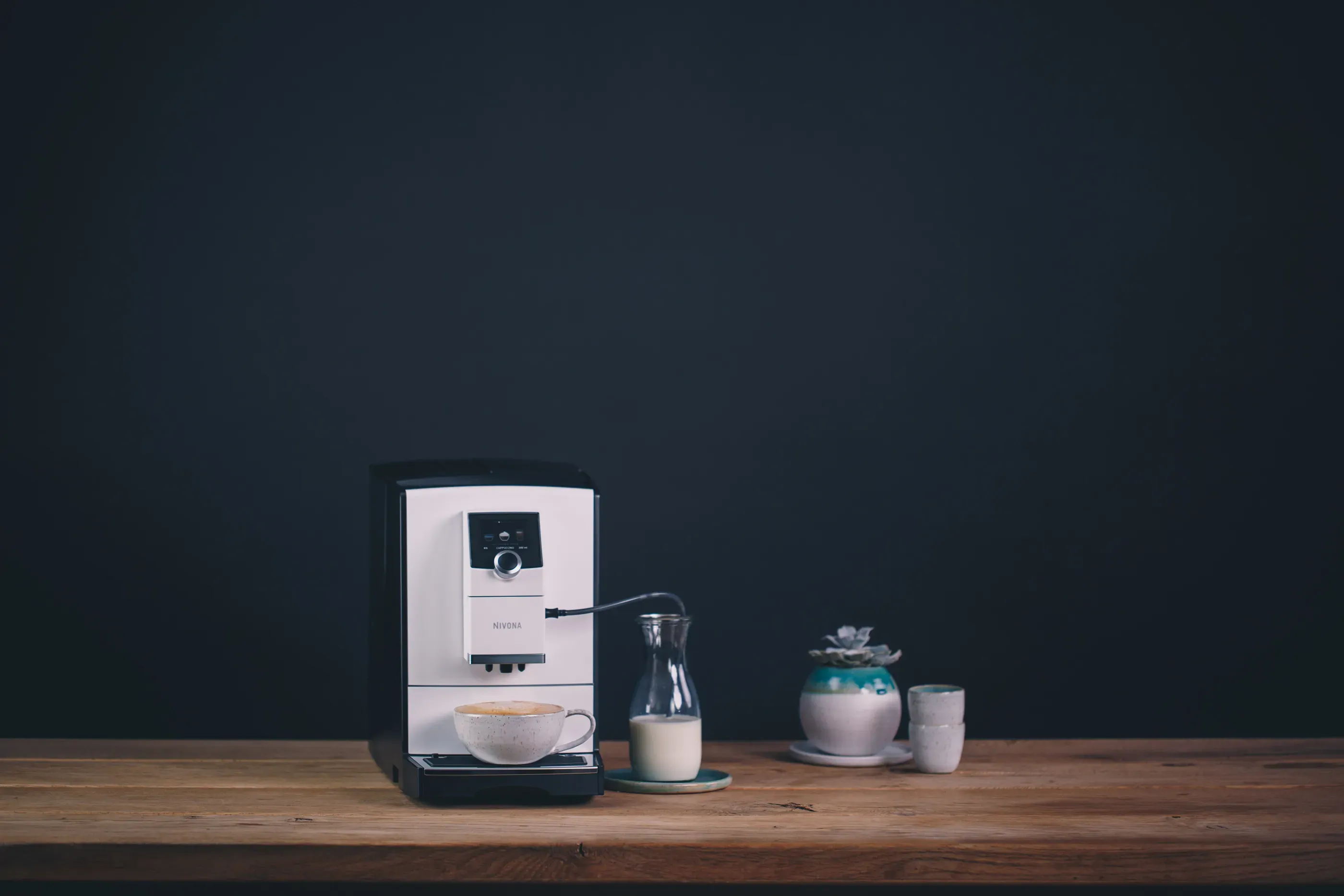 Einfache Reinigung des Milchsystems per Knopfdruck