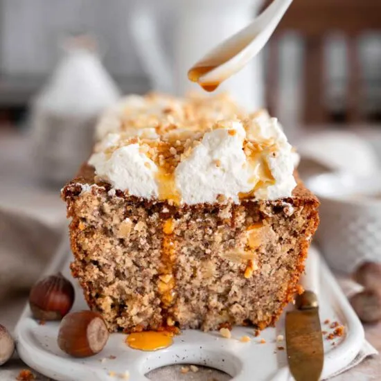 Einfacher Apfel-Nusskuchen ohne Mehl