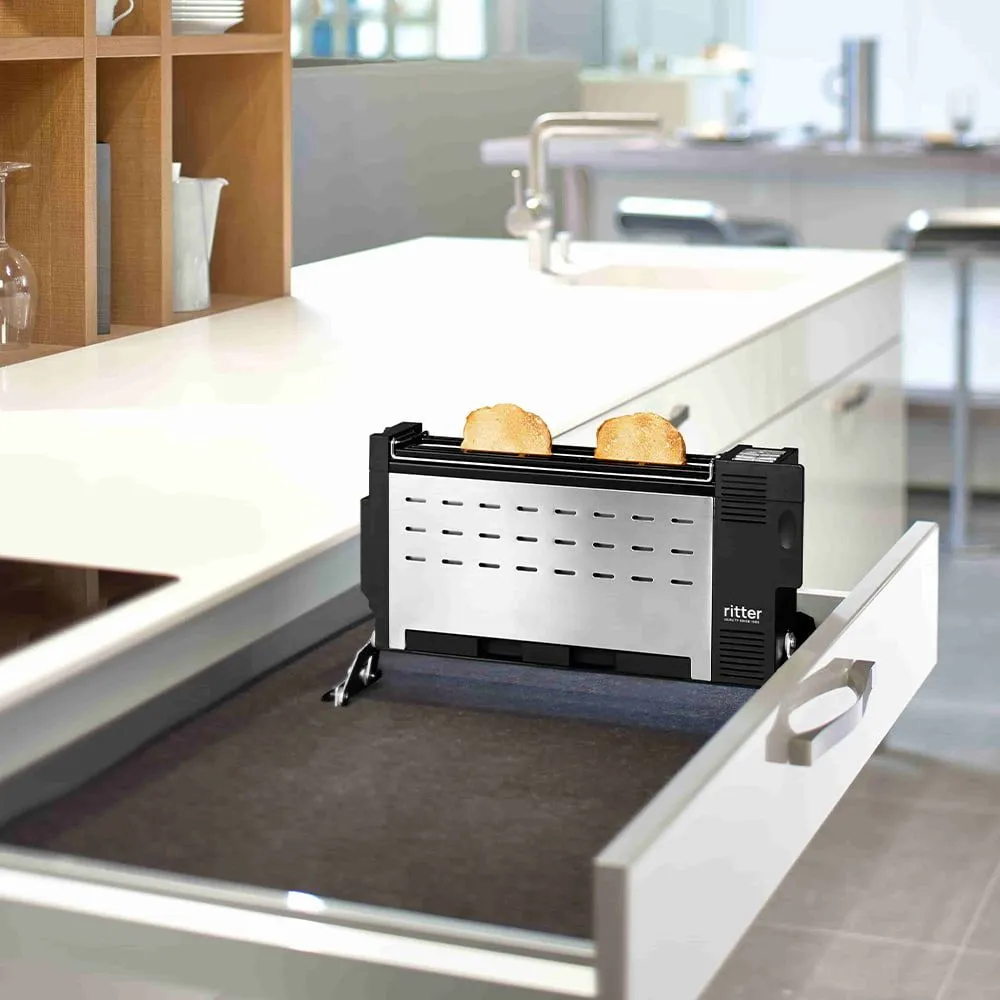 Elektrischer Einbau-Toaster in moderner Küche