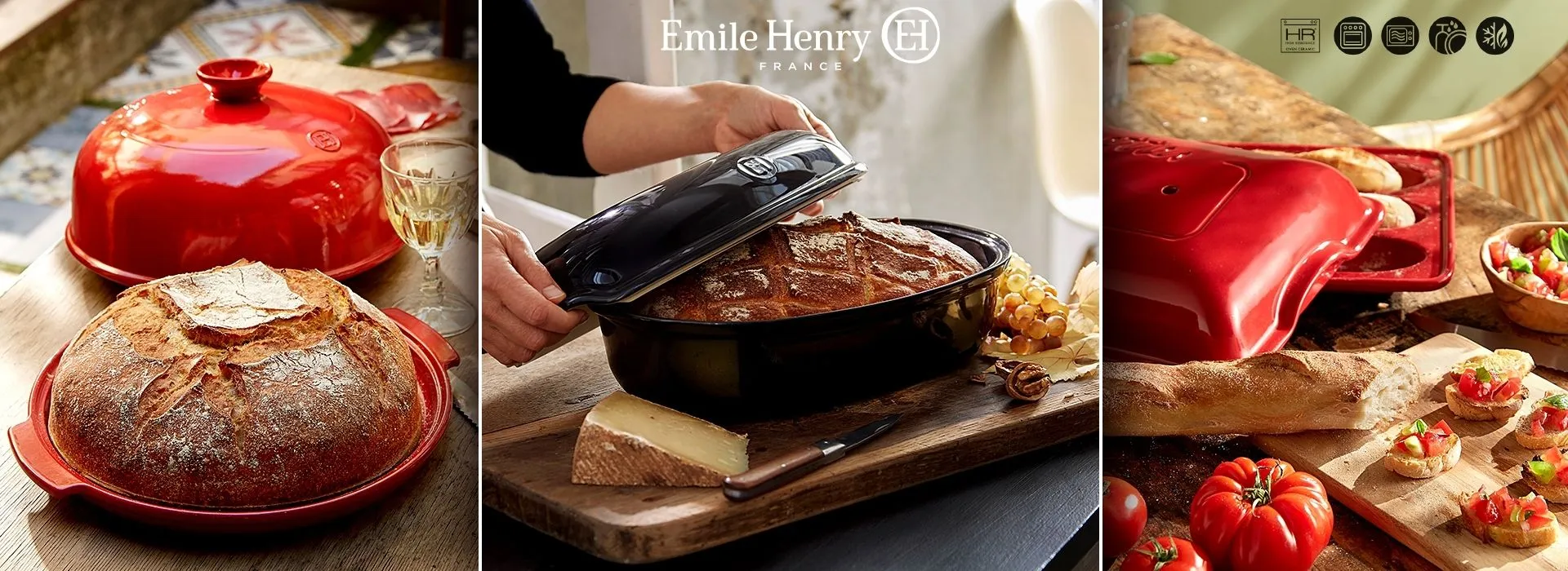 Emile Henry Brotbackformen