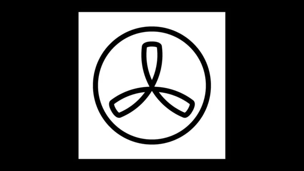Fan oven symbol graphic