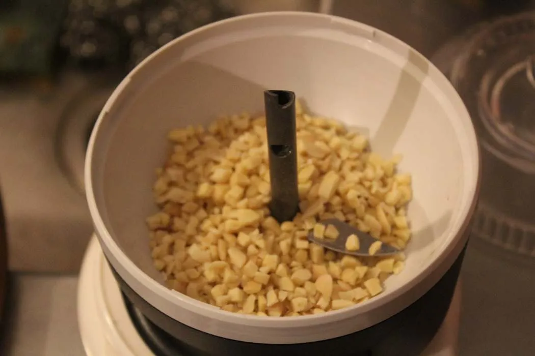 Ganze Mandeln bereit zum Mahlen