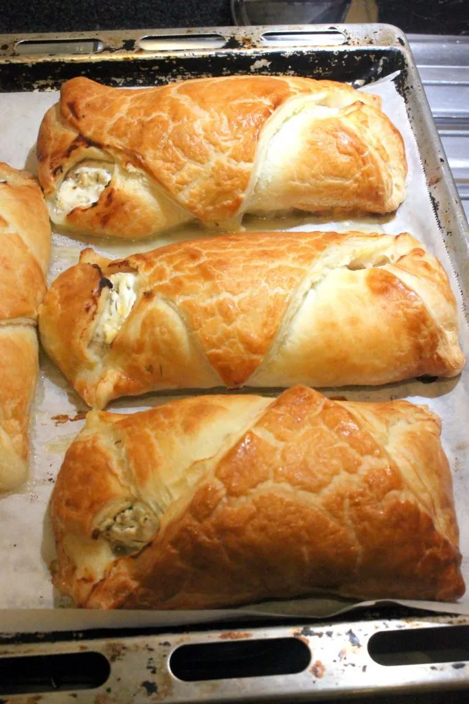 Gebackener Lachs im Blätterteig