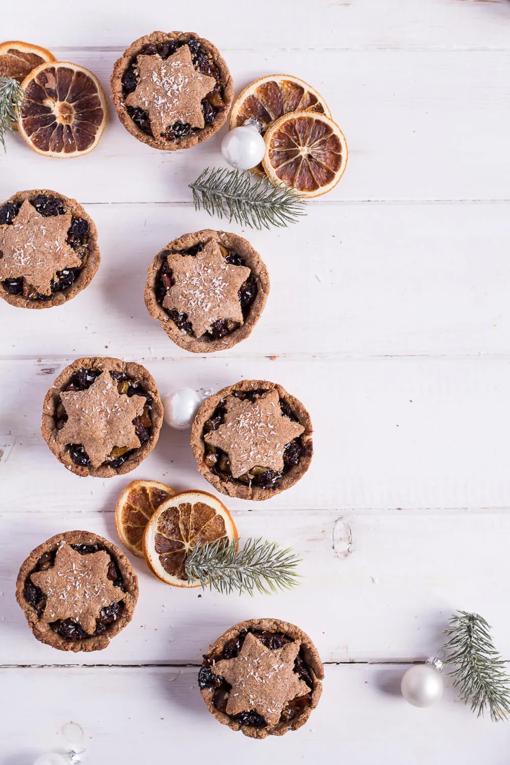 Gesunde Mince Pies, vegan und glutenfrei