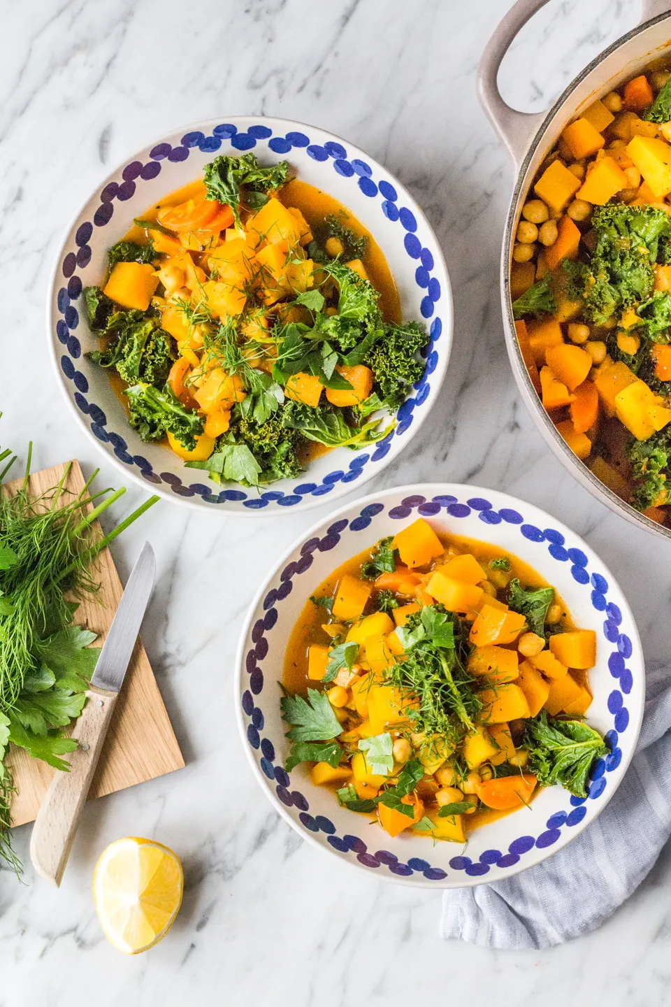Gesunder Steckrübeneintopf als Meal Prep Gericht