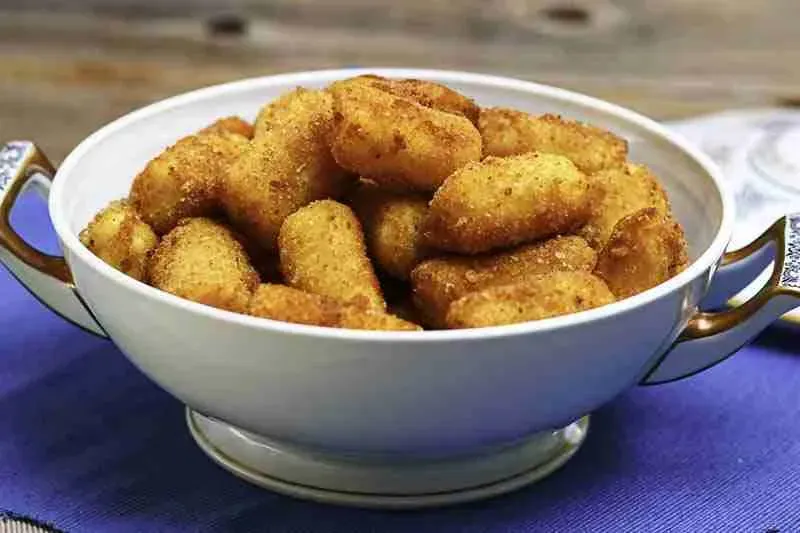 Goldbraune und knusprige Kroketten