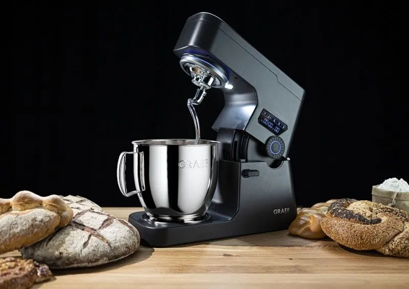 Graef MYestro mit Planetenrührwerk, verarbeitet Teig perfekt