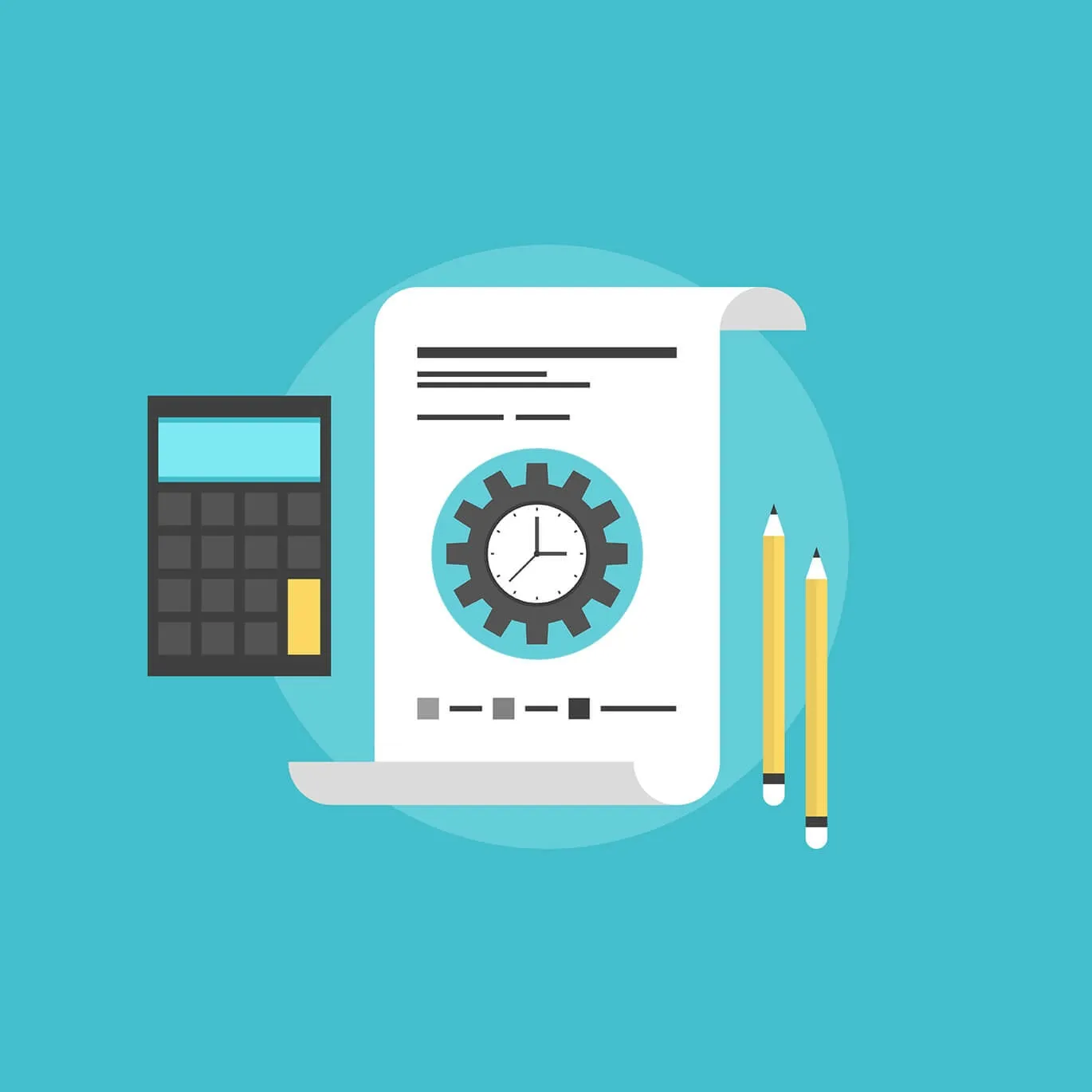 Grafik, die zeigt, wie man eine Arbeitszeittabelle in Excel erstellt