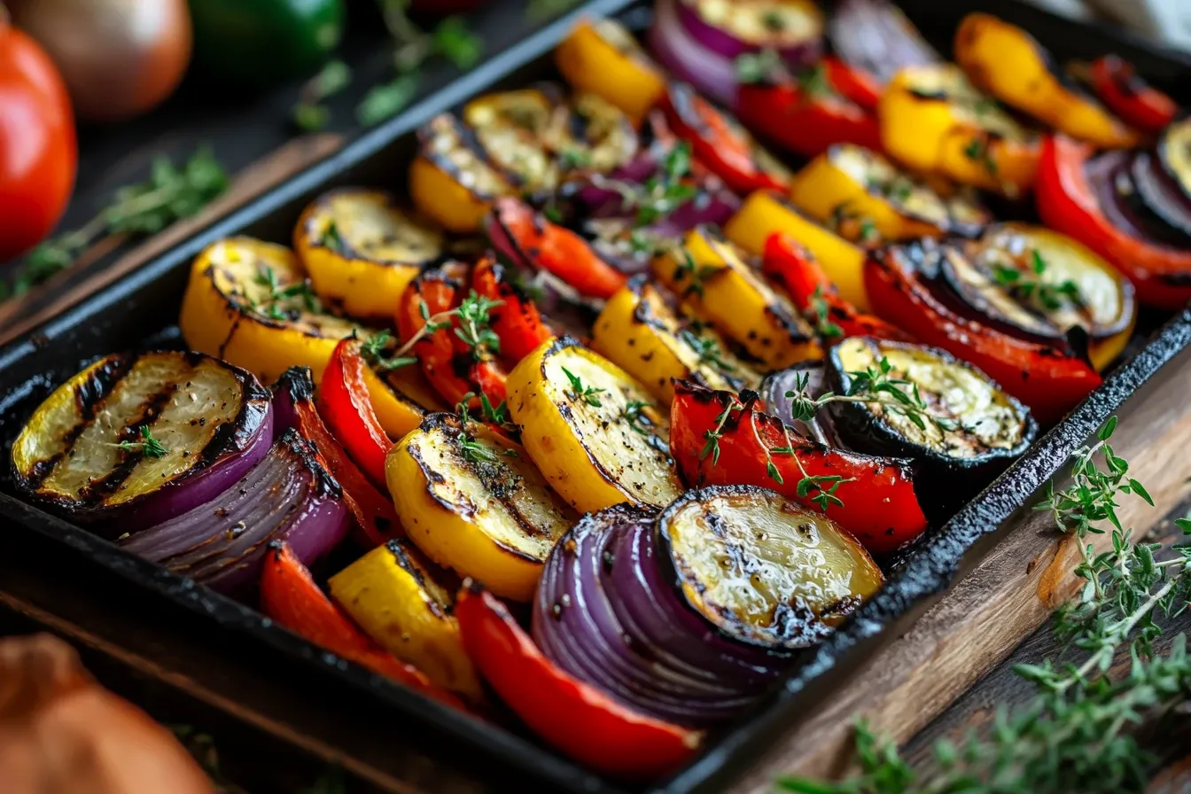 Grillgemüse ist eine gesunde und farbenfrohe Beilage zu jedem Grillabend