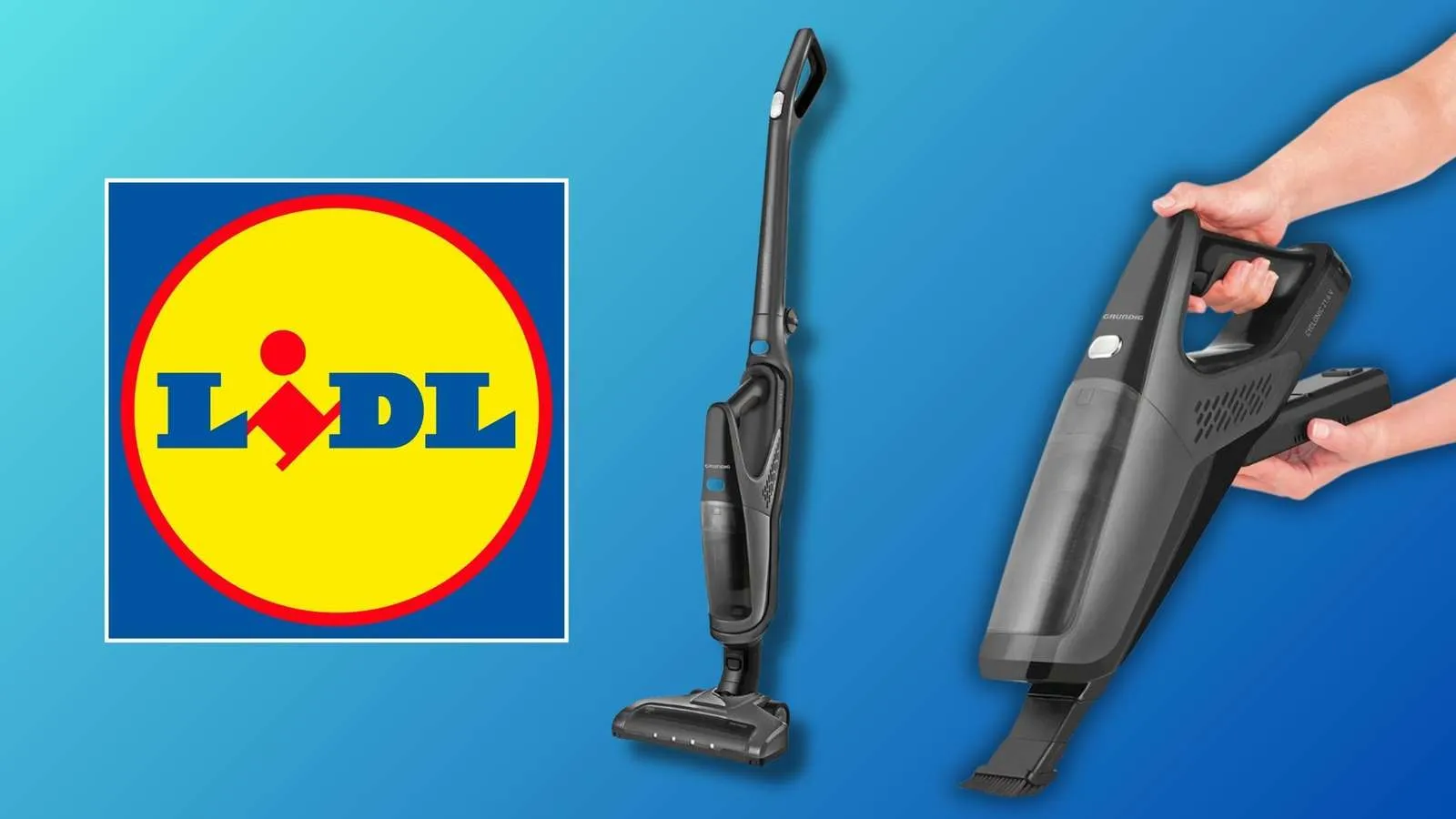 Grundig VCH 9932 Akku-Staubsauger im Einsatz