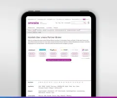 Handelsoberfläche eines Online-Brokers mit Charts und Kursdaten