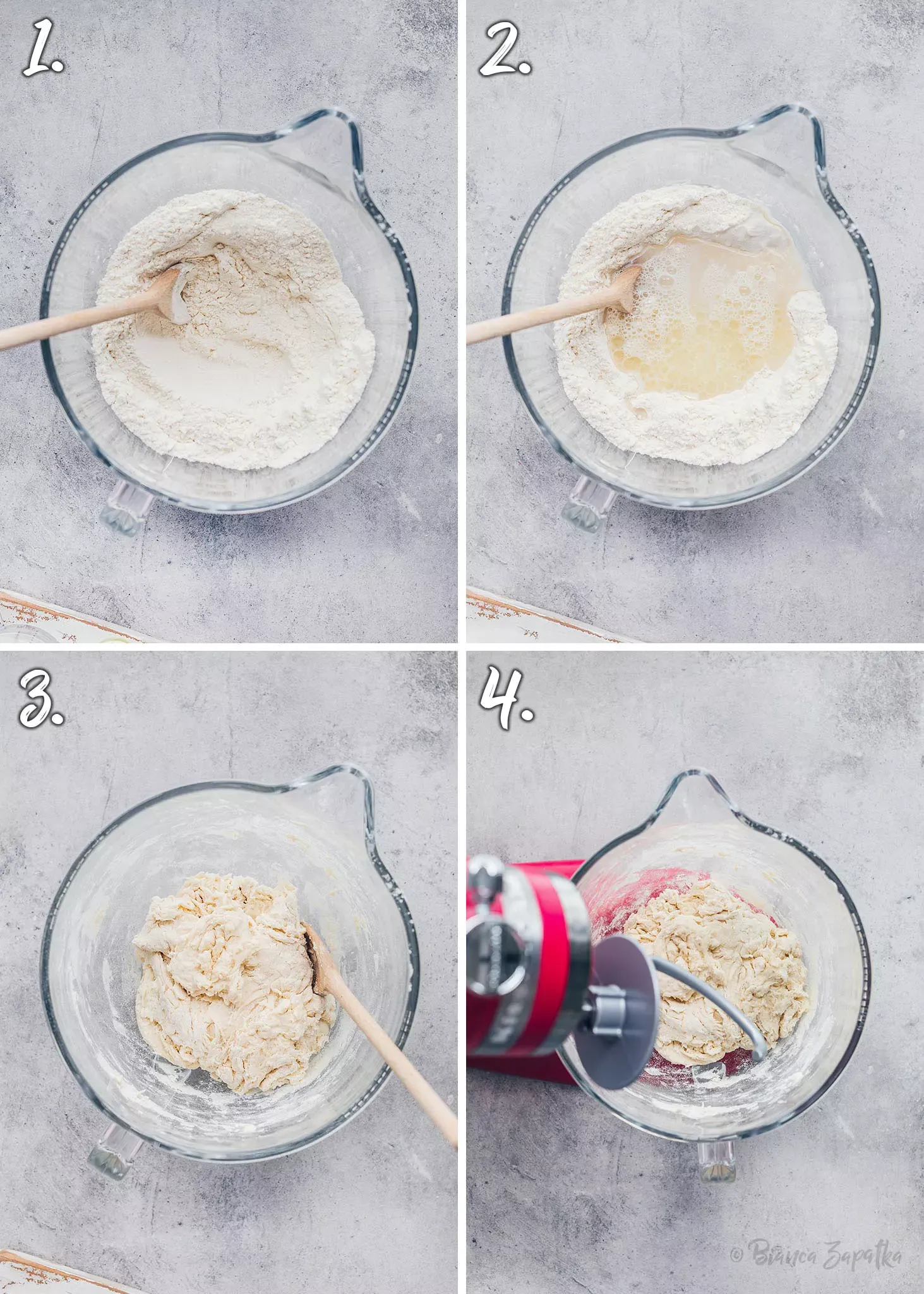 Hefeteig für weiches Dönerbrot zubereiten