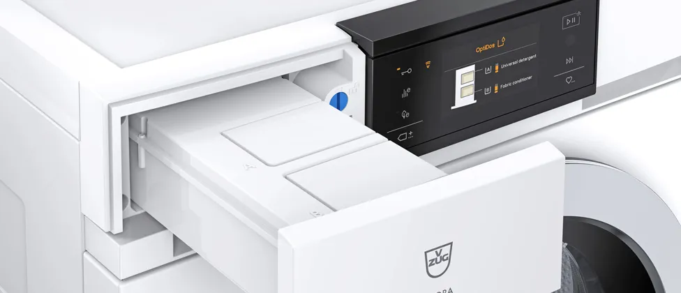 Highlight-Funktionen der V-ZUG Adora Waschmaschinen und Trockner