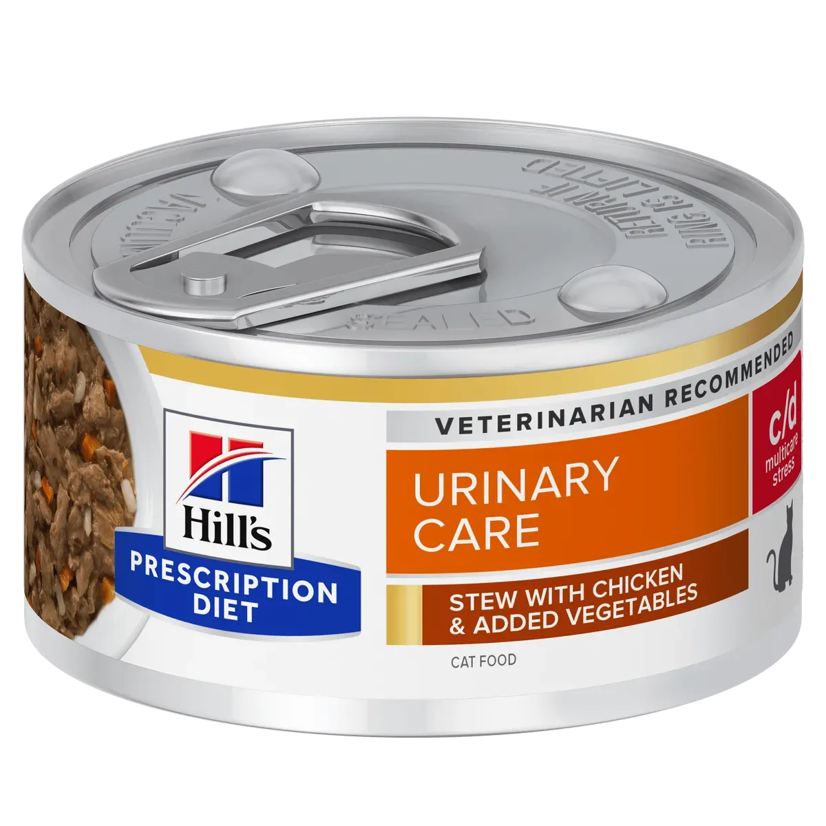 Hills Feline c/d Multicare Stress Ragout Huhn Dosenfutter für Katzen