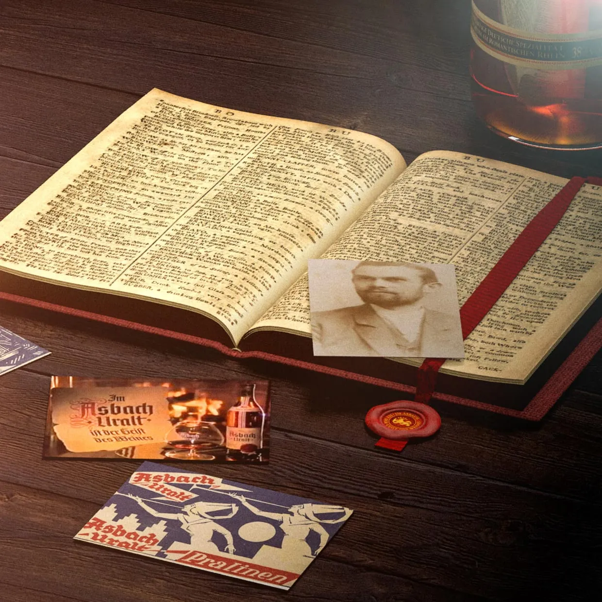 Historisches Bild von Hugo Asbach