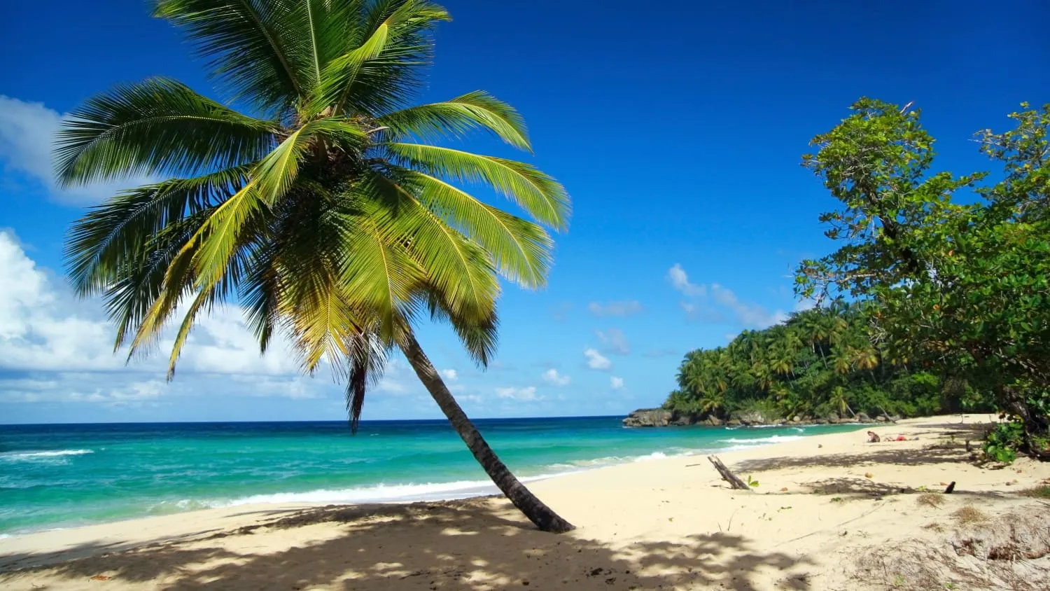 Idyllischer Strand Playa Grande in der Dominikanischen Republik