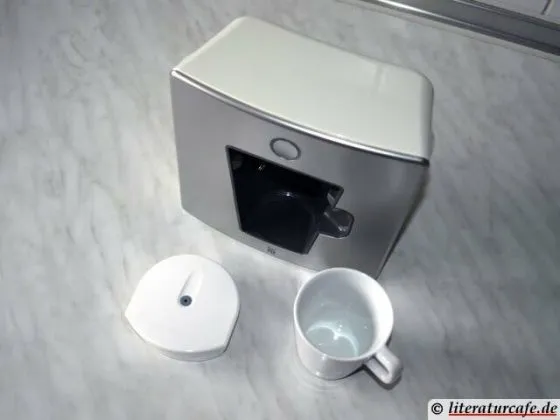 Kaffeemaschine WMF 1: Mit entnommenem Padhalter
