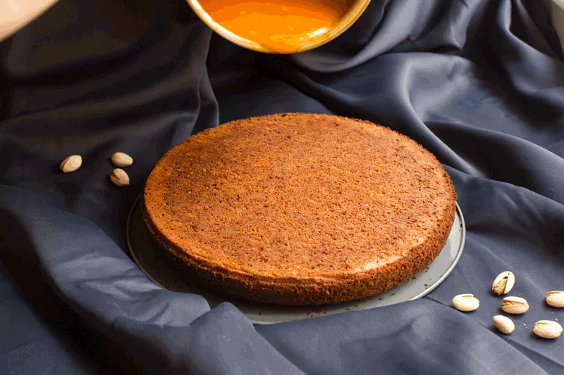 Kardamom-Pistazien-Karottenkuchen gif