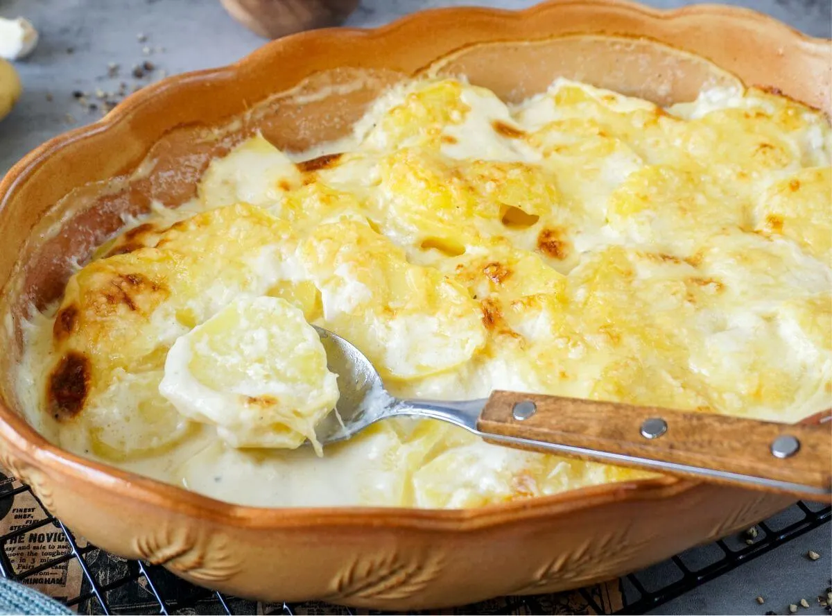 Kartoffelgratin mit Käse