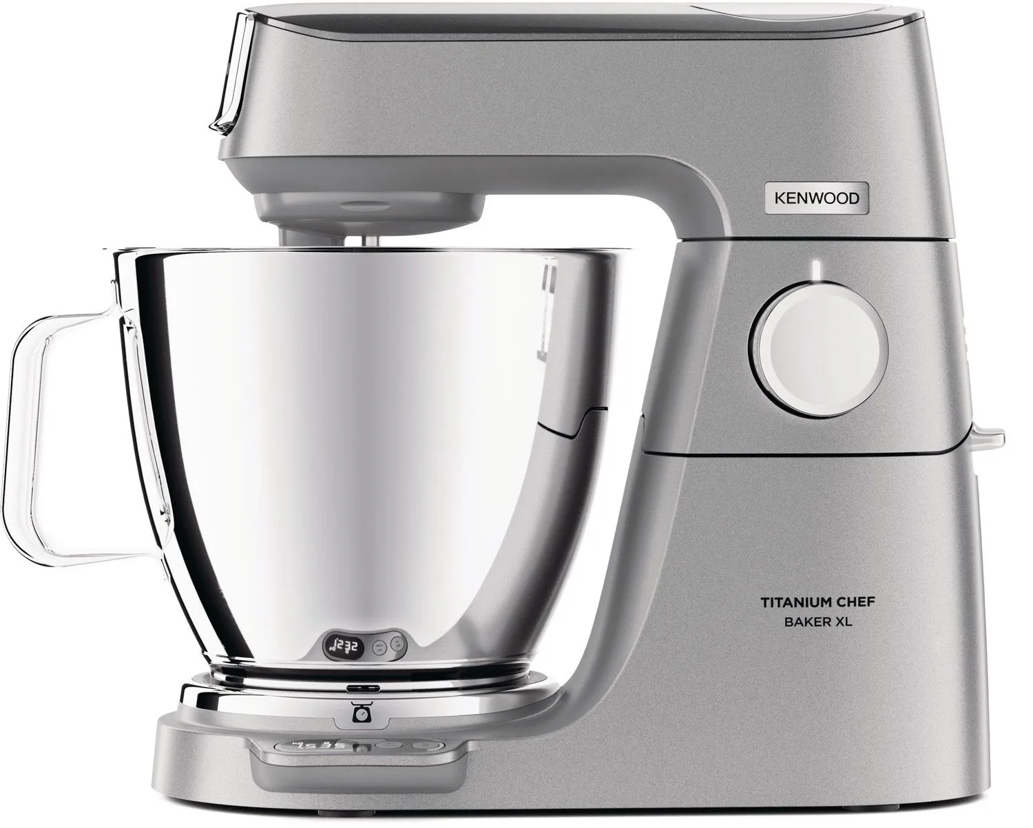 Kenwood Titanium Chef Baker XL: vielseitige Küchenmaschine mit Zubehör-Paketen für Backen, Entsaften, Pasta, Fitness und mehr.