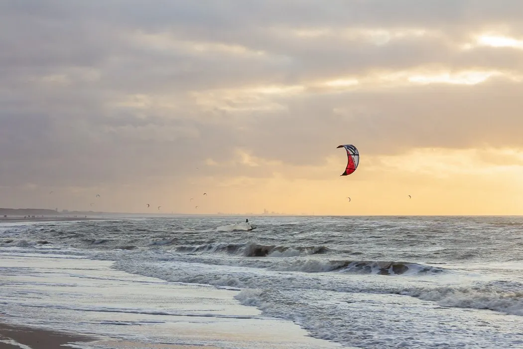 Kitesurfer auf Baltrum