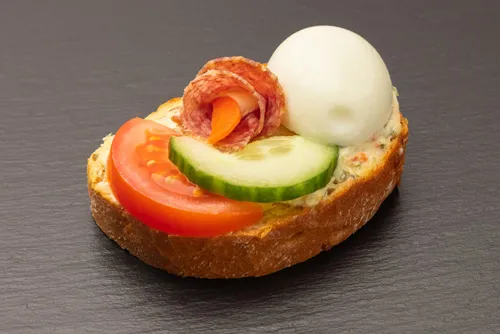 Klassisches Ei garniert Sandwich, perfekt für jeden Anlass