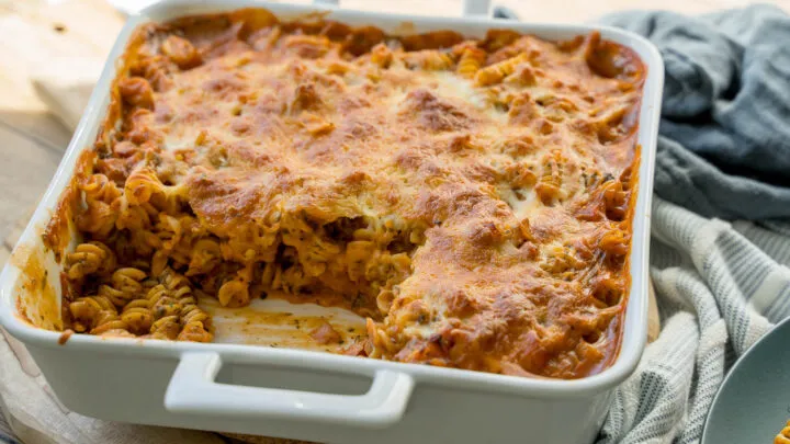 Köstliches Nudel-Schinken-Gratin, ein Rezept aus Kindertagen