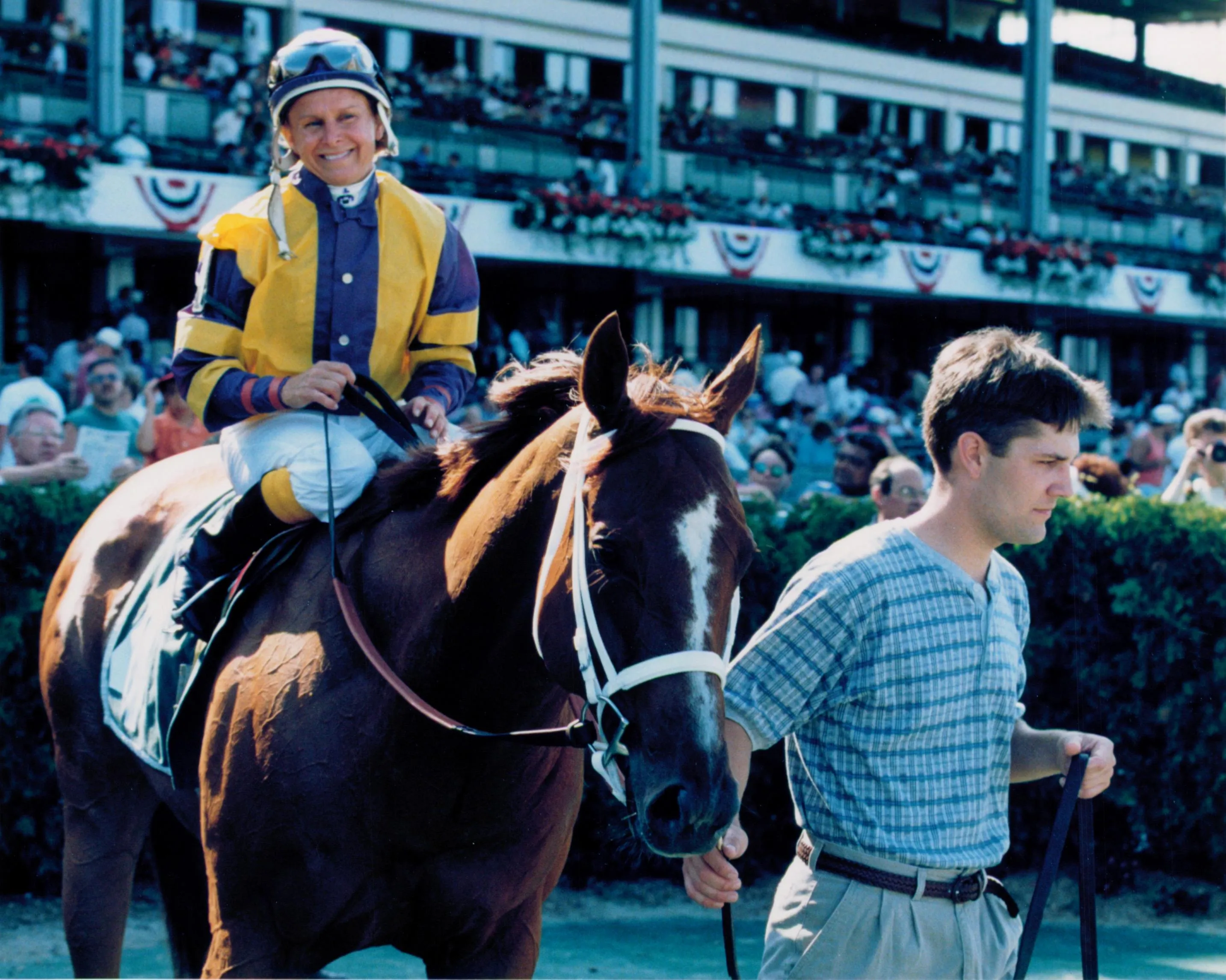 Krone auf dem von Forbes trainierten Pferd Boyce