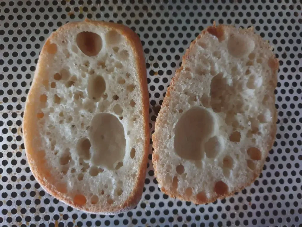 Krume des ersten Versuchs