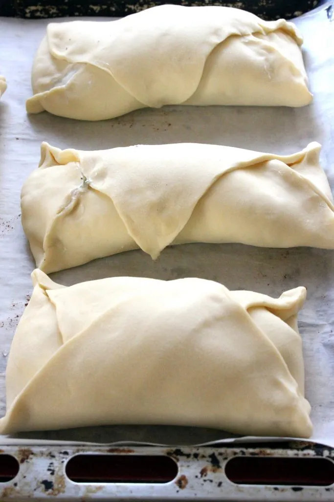 Lachs-Päckchen vor dem Backen