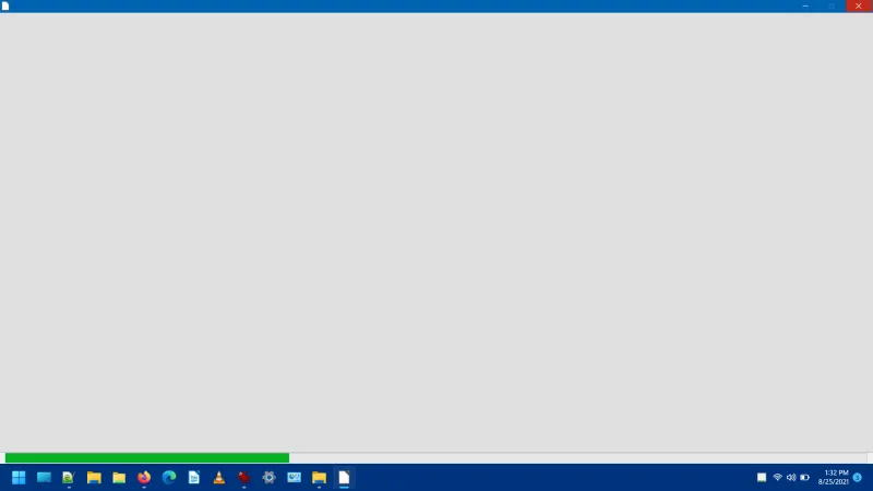 Ladebildschirm bei langsamen Öffnen von Dateien