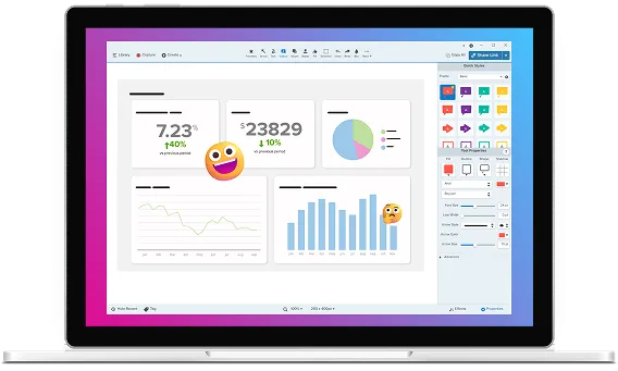 Laptop mit geöffneter Snagit-Benutzeroberfläche