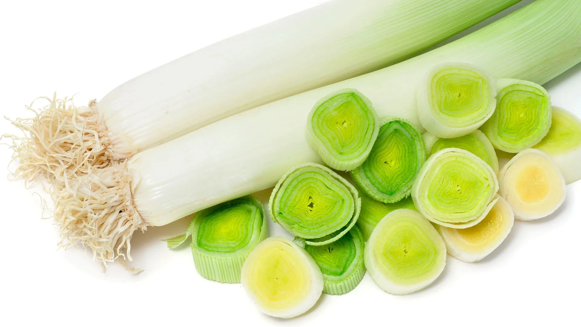 Lauch oder auch Porree hat viele gesunde Inhaltsstoffe, wie zum Beispiel den Ballaststoff Inulin