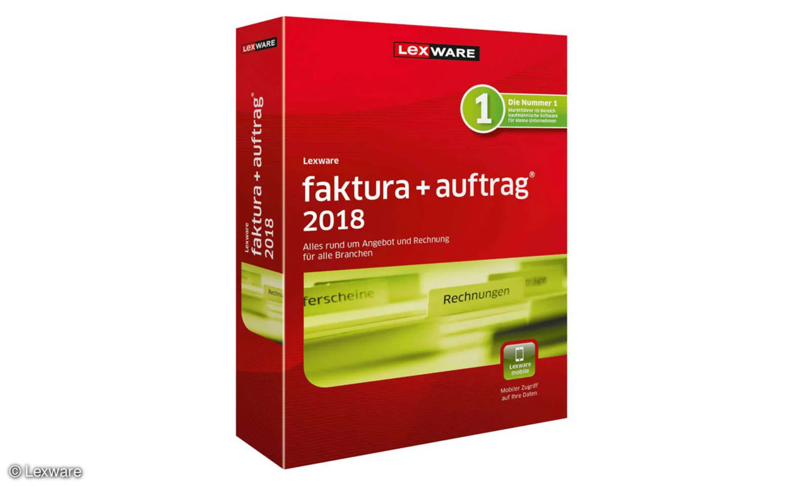 Lexware faktura + auftrag 2018 Packshot 3D