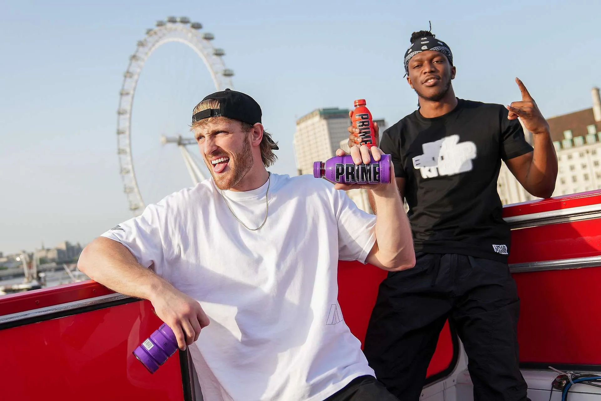 Logan Paul und KSI präsentieren ihren Prime Drink