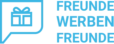 Logo: Freunde werben Freunde – Programm zur Prämiensicherung durch Empfehlungen