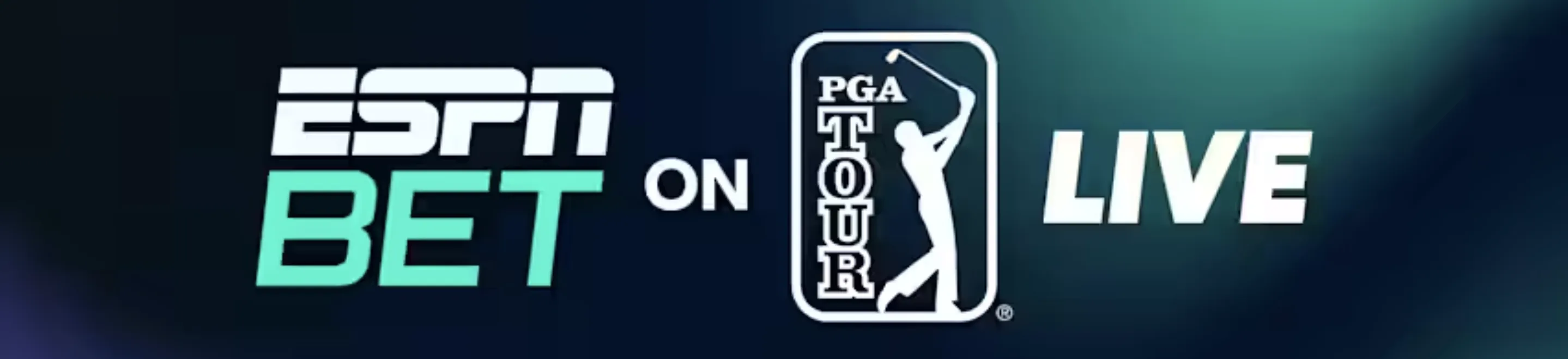 Logo von ESPN BET auf PGA TOUR LIVE