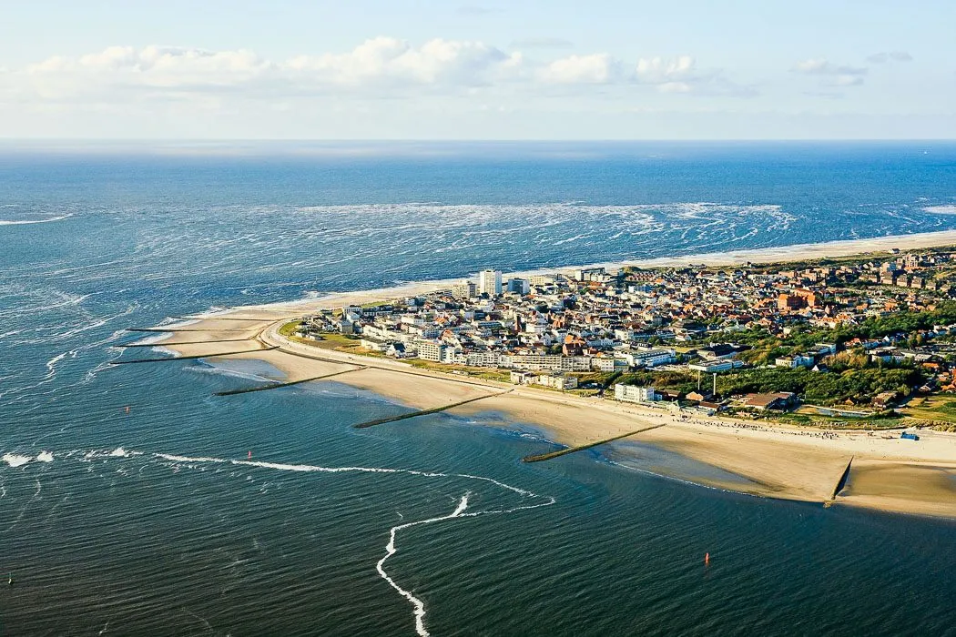 Luftaufnahme von Norderney
