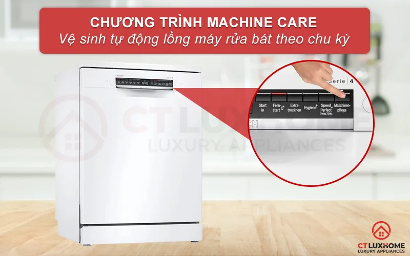 Machine Care für die automatische Reinigung der Spülmaschine