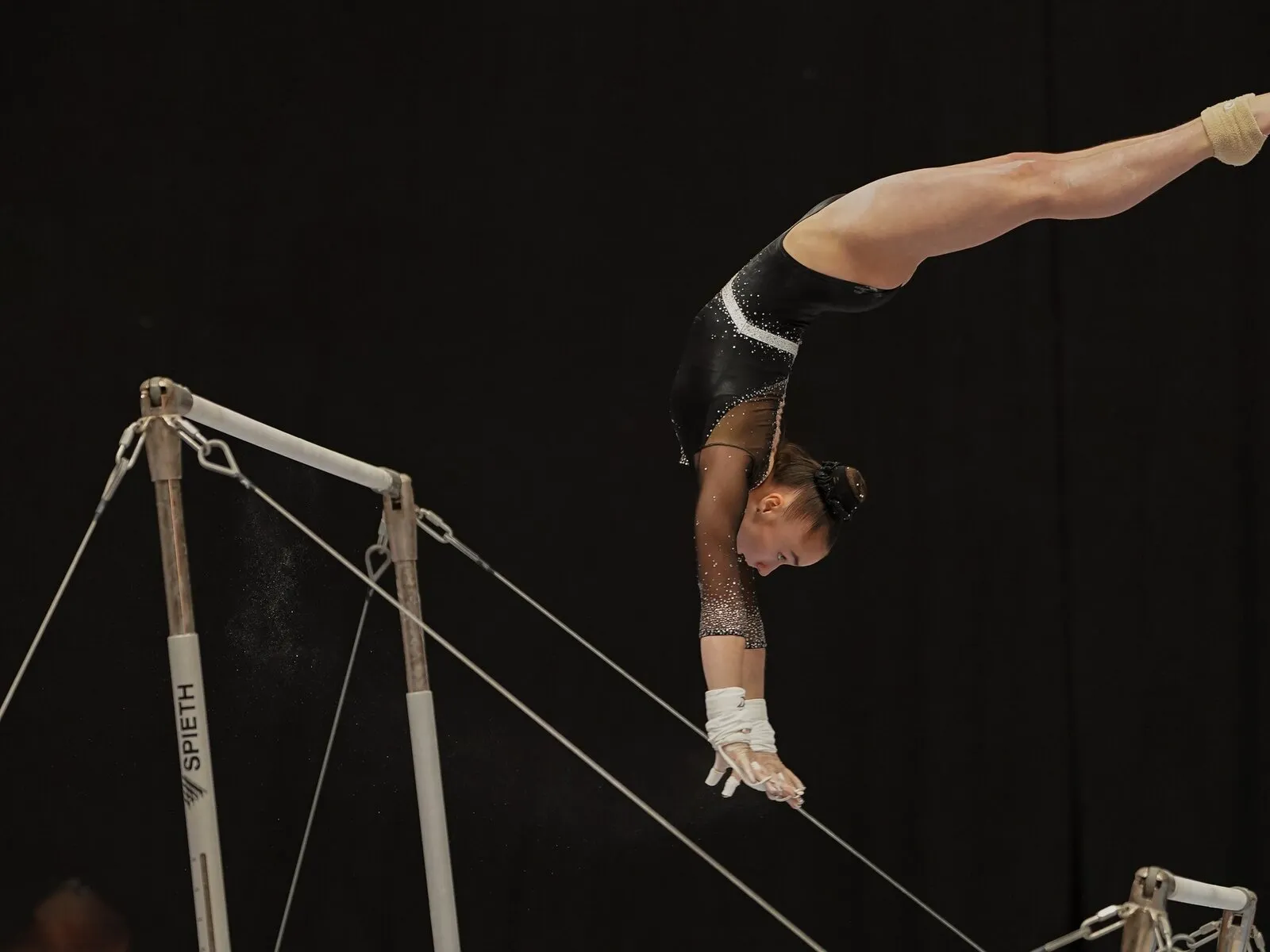 Madita Mayr in Aktion bei einem Wettkampf